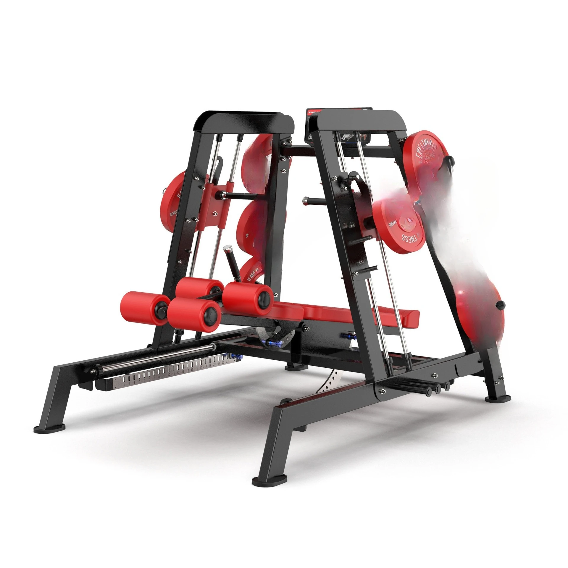 Shark squat trainer, push tower type chest push supine push hip and leg training equipment
