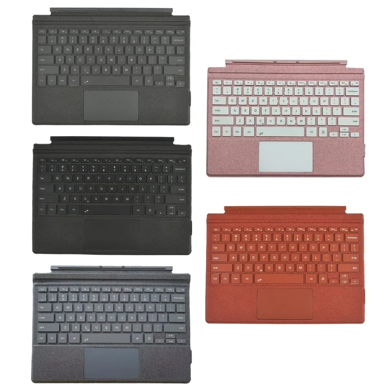 

Stylishs Type Cover for Surface 3/4/5/6/7 Detachable Wireless Keyboards H7EC