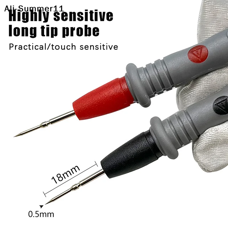 【J3】【A6t】20A 1000V Multimeter Test Head Needle Pin Digital Multi Meter Head Wire Pen Cable Kit Voltmeter Silicone Tester Kit