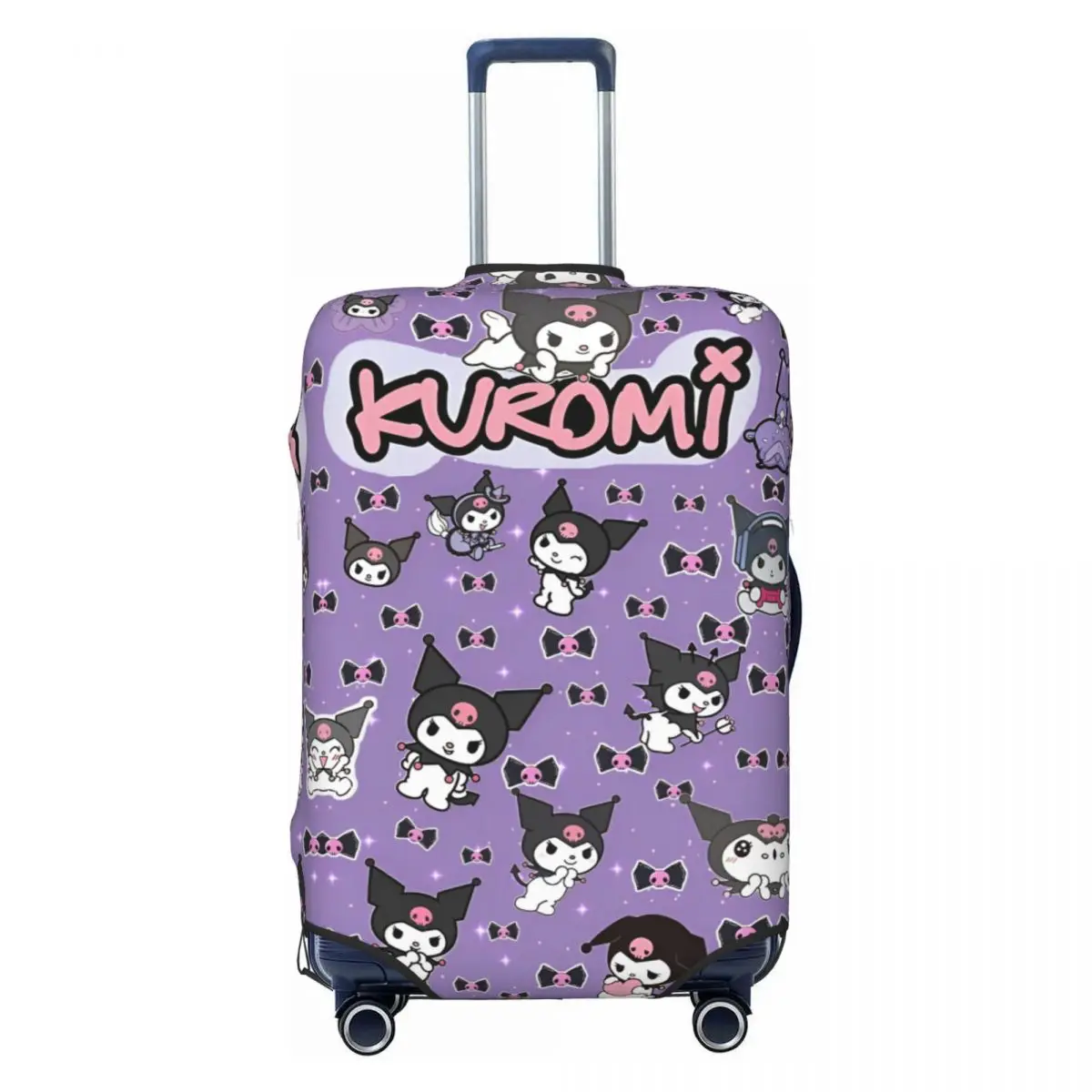 

Kuromi милый аниме чехол для чемодана отпуск стретч принадлежности для багажа деловая защита