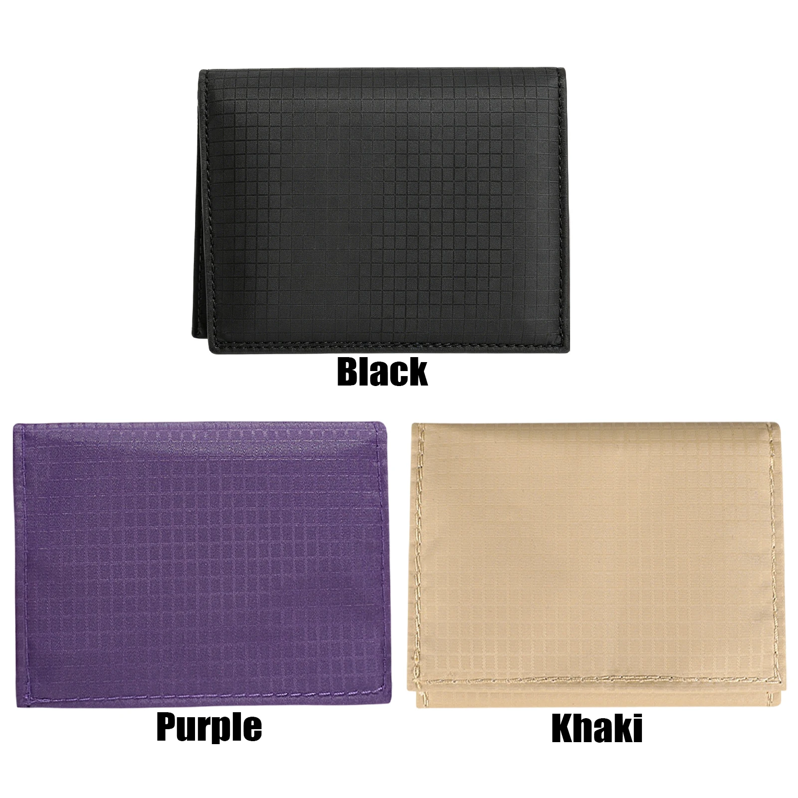 Nylon Blocking Travel Pouch Large Capacity Anti-Theft Waist Pouch Hidden Passport Holder Bag for Credit Cards ID Cash Passports