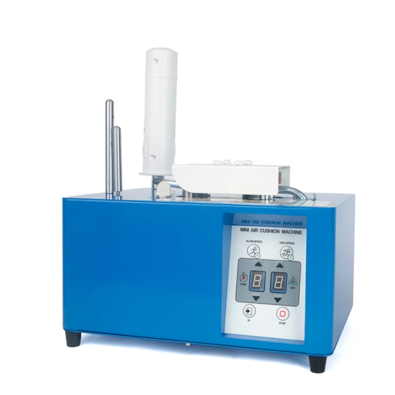Blue Bubble Bag Machine Air Cushion Film Roll Inflator Automatic Filling Air Pillow Bag Buffer Air Cushion Machine 110V/220V