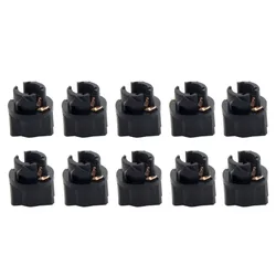 10Pcs T5 Twist Socket T5 V2 PC74 Instrument Panel Cluster Replacement Socket Lamp Holder