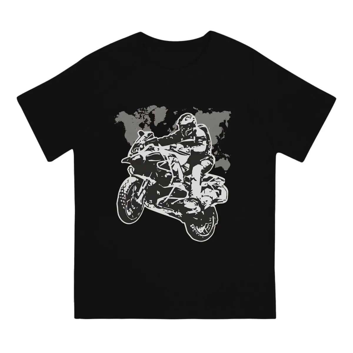 MOTOR ADVENTURE Men TShirt GS Crewneck Tops 100% Cotton T Shirt Funny Top Quality Birthday Gifts