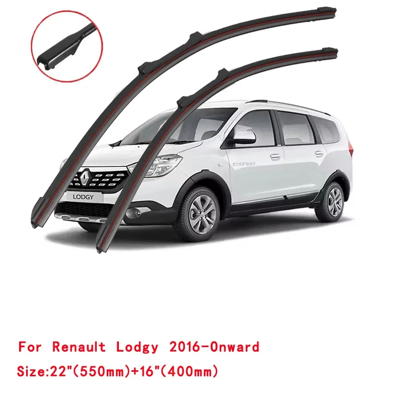 

For Renault Lodgy 2012-2020 Car Windshield Wiper Blade Front Windscreen Brushes Washer Accessories Window Cleaning Replacement