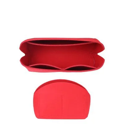 ل ألما BB حقيبة إدراج منظم ماكياج حقيبة يد صغيرة تنظيم المحفظة الداخلية المحمولة مستحضرات التجميل بنج شل عيد الميلاد #5