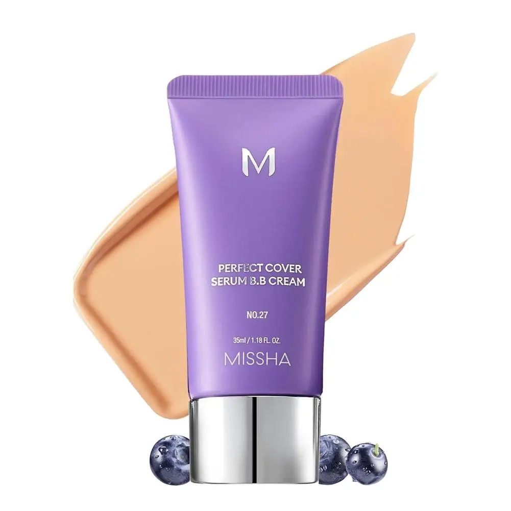 MISSHA Waterproof Smooth Face Skin Concealer CC Cream Brightening Base Makeup Primer BB Cream Perfect Cover Foundation Concealer