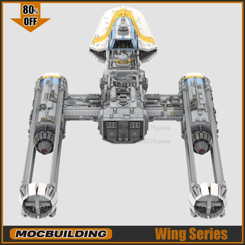 UCS Movie MOC Building Block Wing Starfighter Collection Y Model Technology Bricks DIY Assembly Toys Xmas Gifts Display view 6
