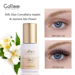 Gollee Fragrance of Flowers 1s Dry Fast Glue for Eyelash Extension Glue Waterproof Booster Fixing Agent Primer Accelerator tools