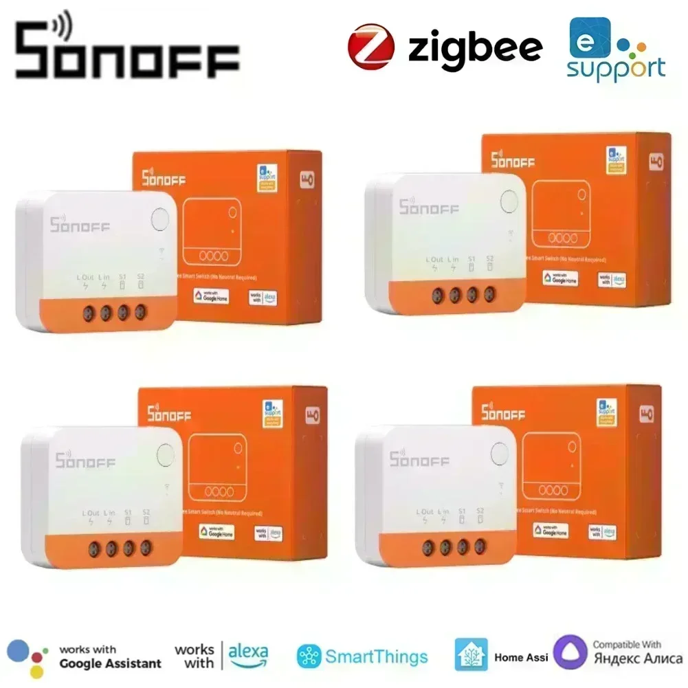 Sonoff Zbmini L2 Extreme No Neutral Sonoff Zigbee Mini L2 SONOFF ZBMINI-L2 Extreme Zigbee 3.0 Smart Switch Alexa Google Home