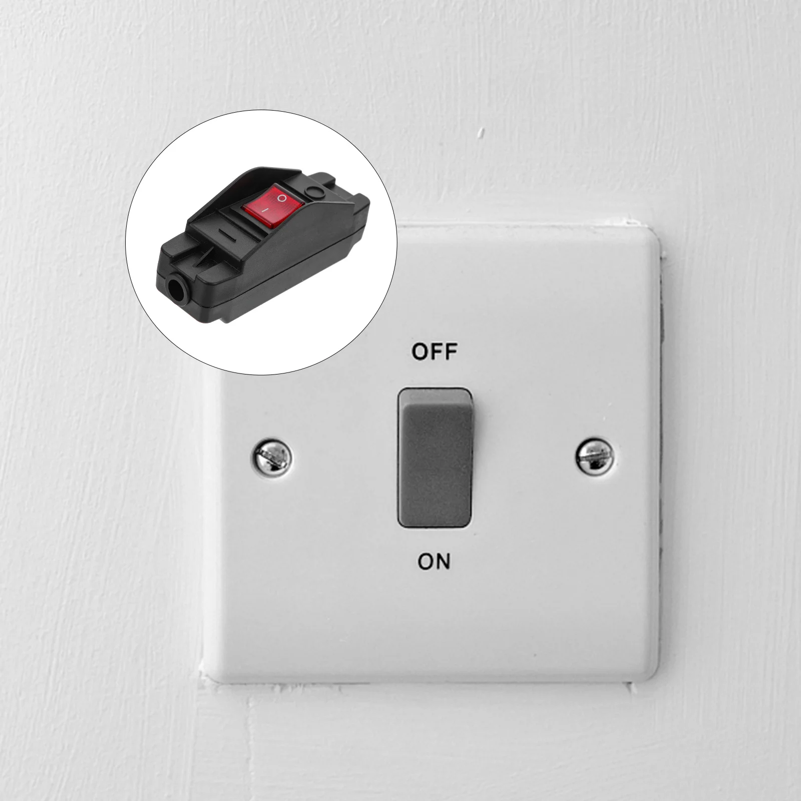 

Waterproof Switch For Lamp Inline Cord Rocker On Electrical Light Christmas Tree Appliance Replacement