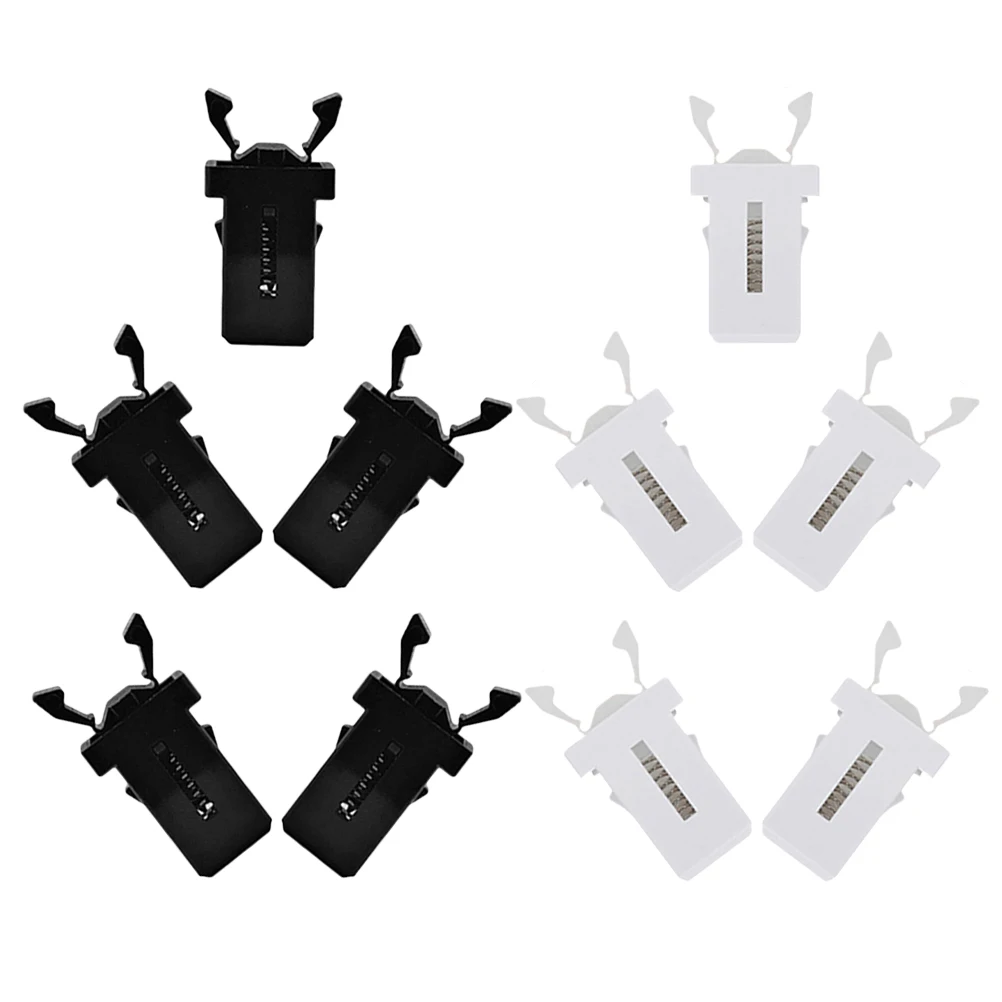 

10 Pcs Trash Can Latch Plastic Universal Fit Replacement Buckle Clamp Home Office Waste Bin Hardware