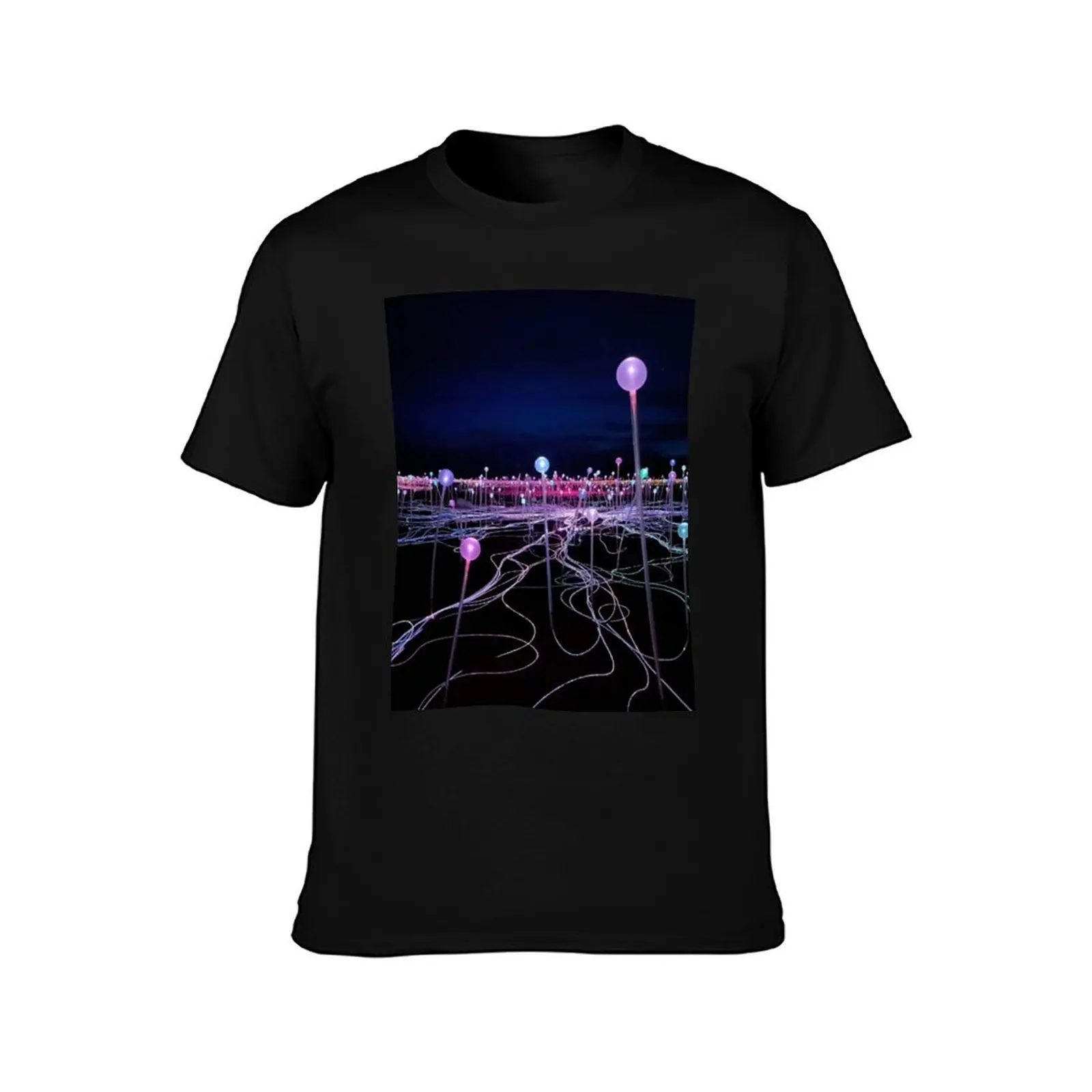 Field of Lights T-Shirt man t shirt luxury T-Shirt
