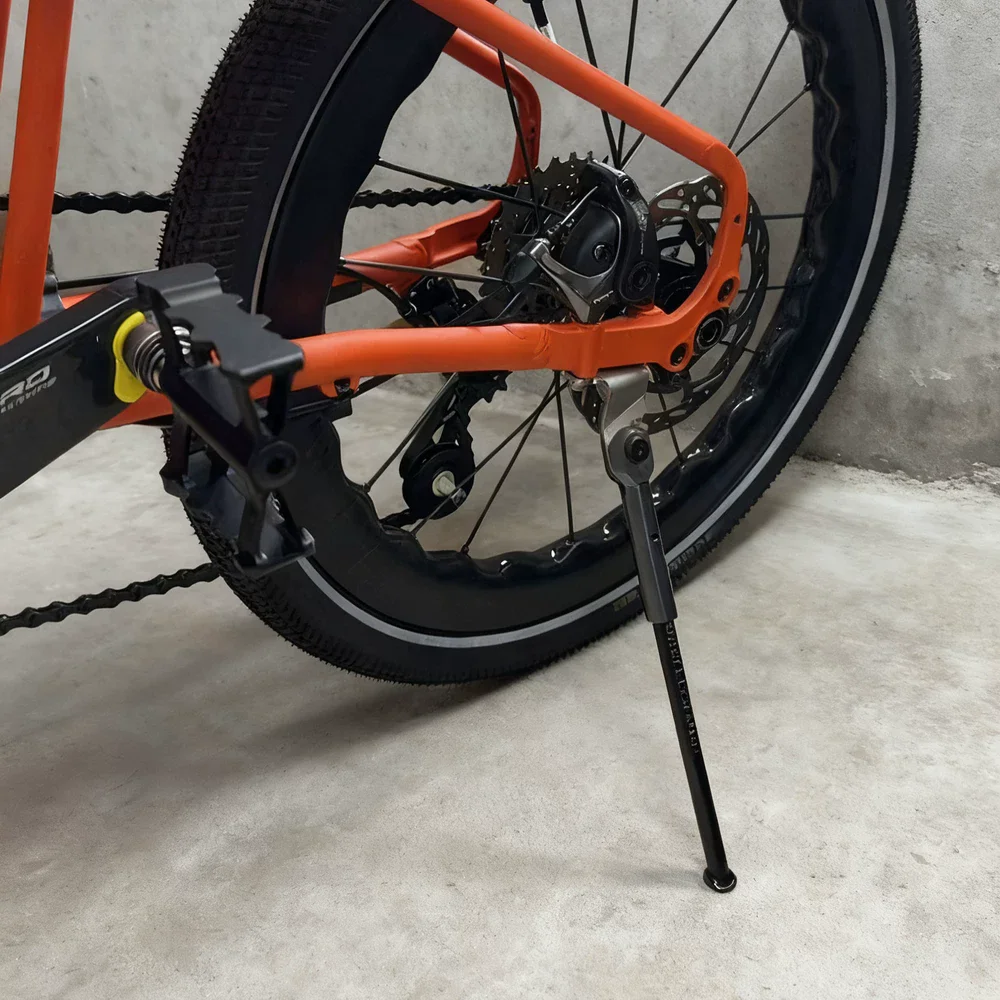 Unionjack 20inch titanium kickstand for brompton Gline side parking