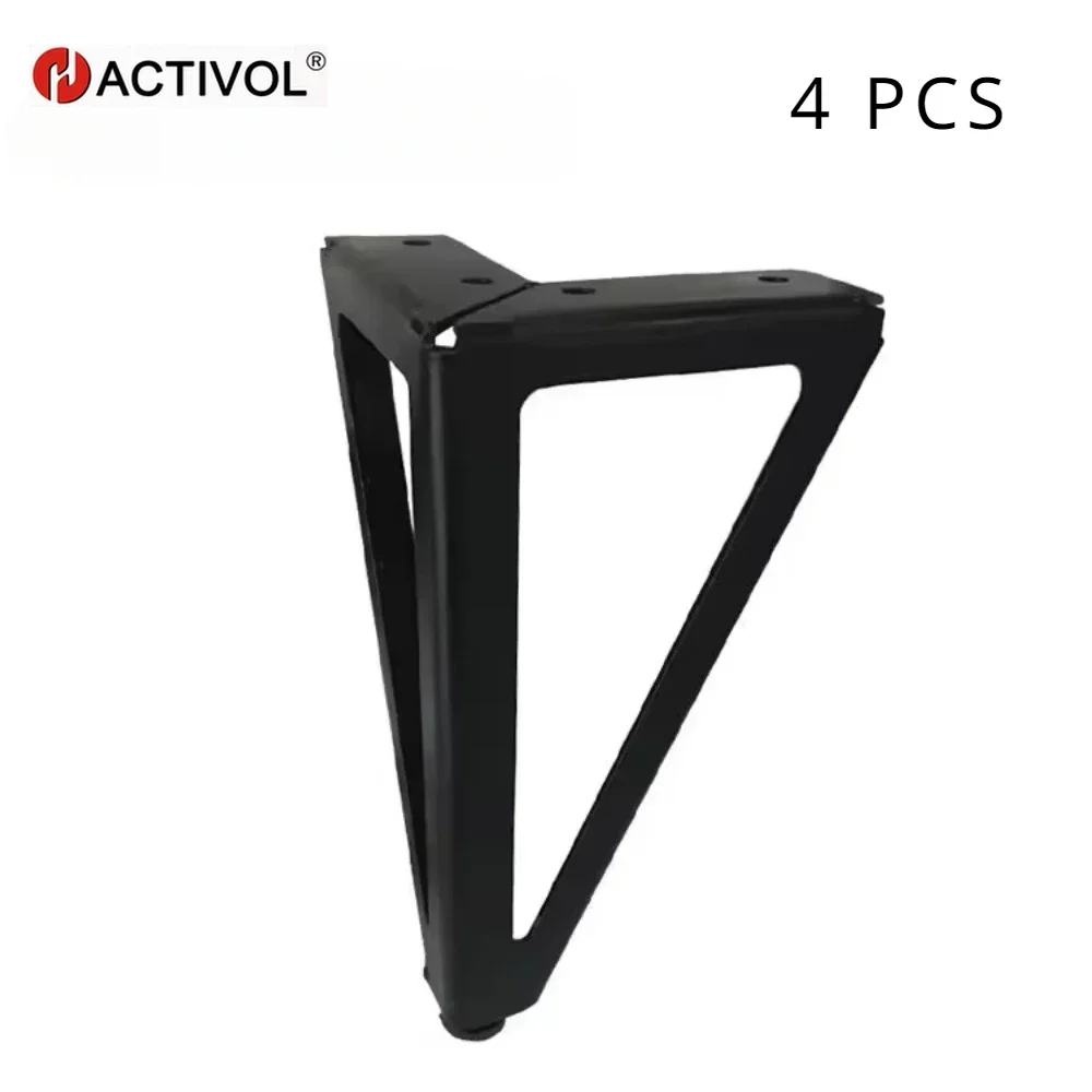 

4pcs Cabinet Legs Tapered Living Room Furniture Feet Metal Sofa Console Coffee Side Table Bedside Cabinet Legs rubber feet