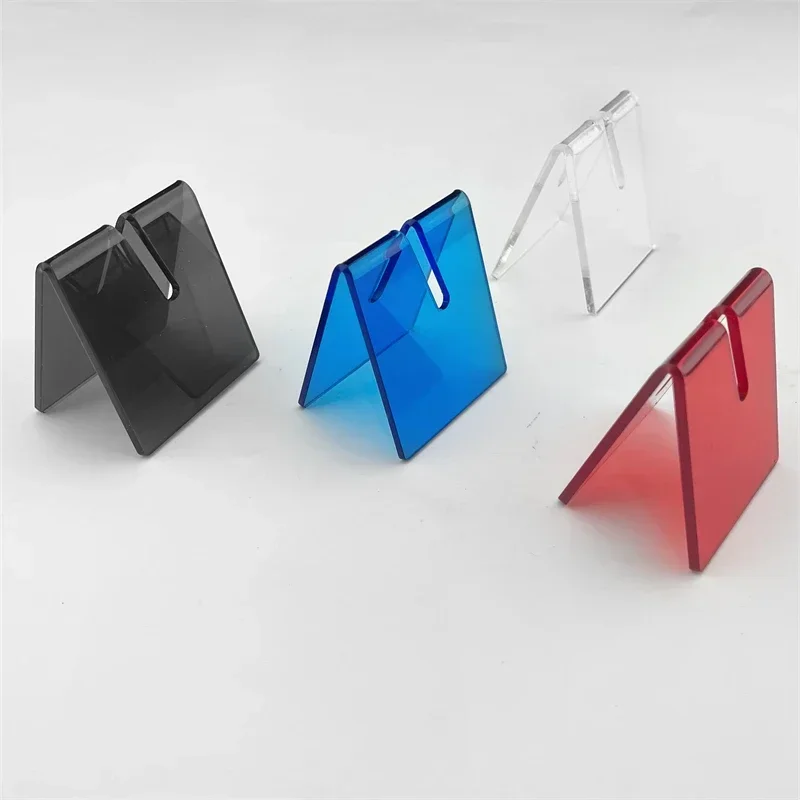 Acrylic Knife Display Stand Portable Desktop Bracket Multifunctional for Small Knife Postcard Photo Decoration view 2