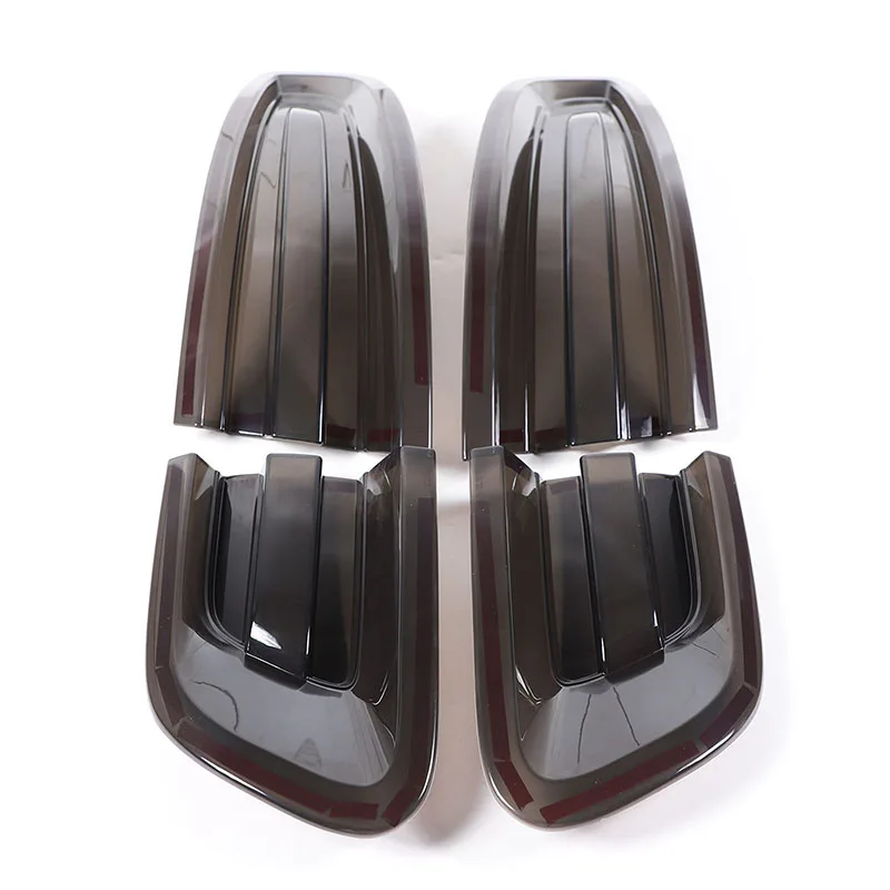ABS Black For Porsche Macan 2014-2017 Car Tail Light Cover Brake Light Wide Indicator Protective Cover Decorative Accessories