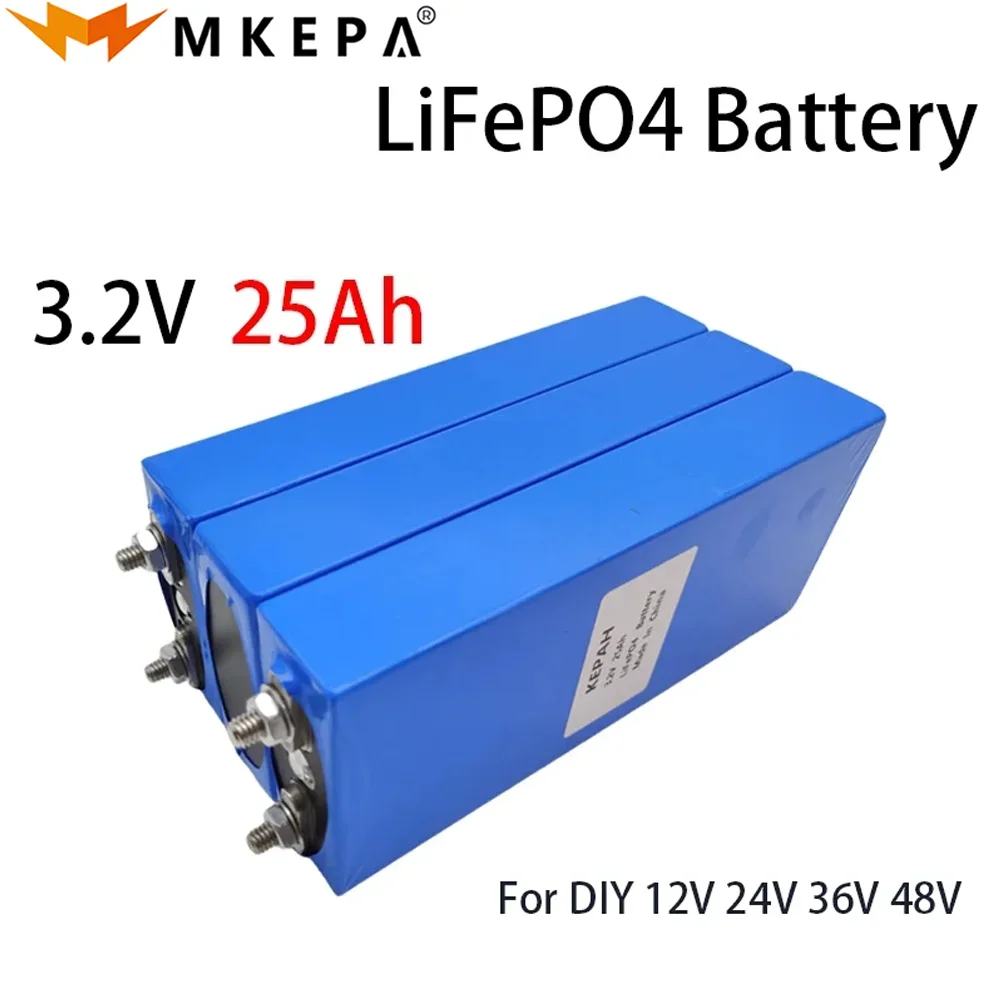 3 2V Lifepo4 280ah Grade A 25Ah 12V 24V 48V Rechargeable Lithium Iron Phosphate Battery For Backup Power RV Boat Cart