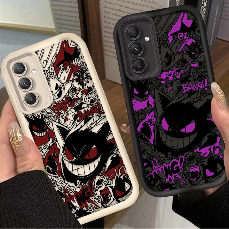 Мягкий чехол Trend P-Pokemon Gengar для Samsung Galaxy A12 A54 A05S A05 A34 A24 A14 A53 A33 A23 A13 A52 A52S A32 A22 A71 A51 A31