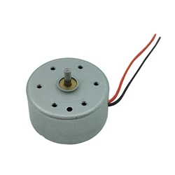 RK-300C-12350 Mini 24mm Electric Motor DC 1.5V 3V 5V 6V 9000RPM Micro Round Spindle Motor DIY Hobby Toy Fan Solar Power Model