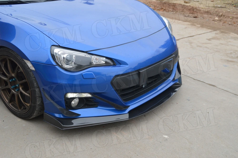 

Углеродное волокно для Toyota GT86 для Subaru BRZ 2014 2015 2016, автомобильный Стайлинг, передний бампер, разделители губ, фартук, комплекты кузова