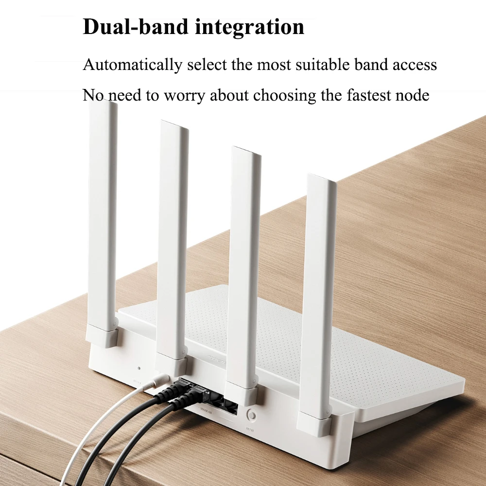 Xiaomi AX3000T Router Mesh 5GHz 160MHz  Broadband Qualcomm 1.3GHz Processor High Speed NFC Connection For Home Games