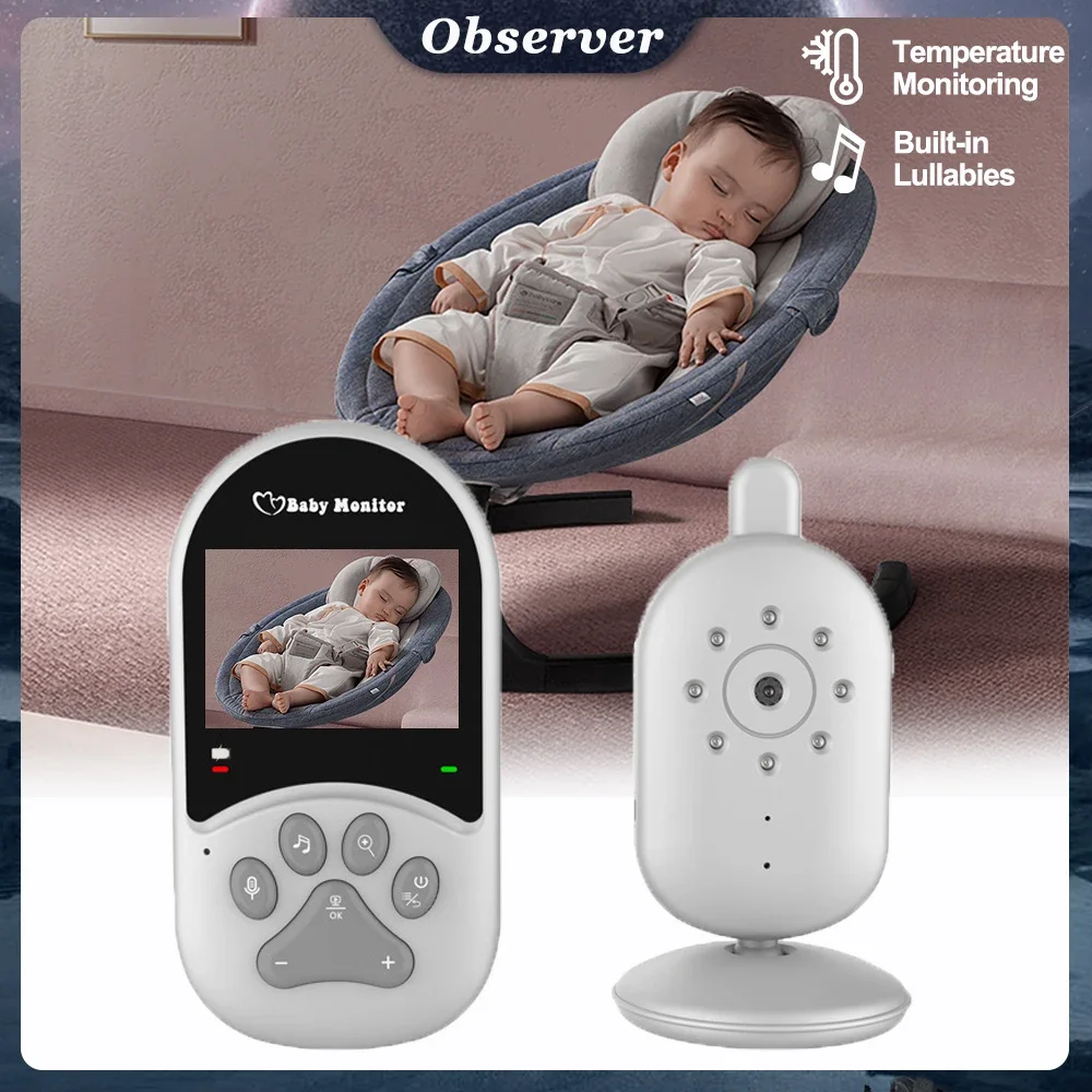 

Security-protection 2.4 Inch Video Baby Monitor 2.4G 2x Digital Zoom Surveillance Cam Electronic Baby-sitter Mini Camera SP660