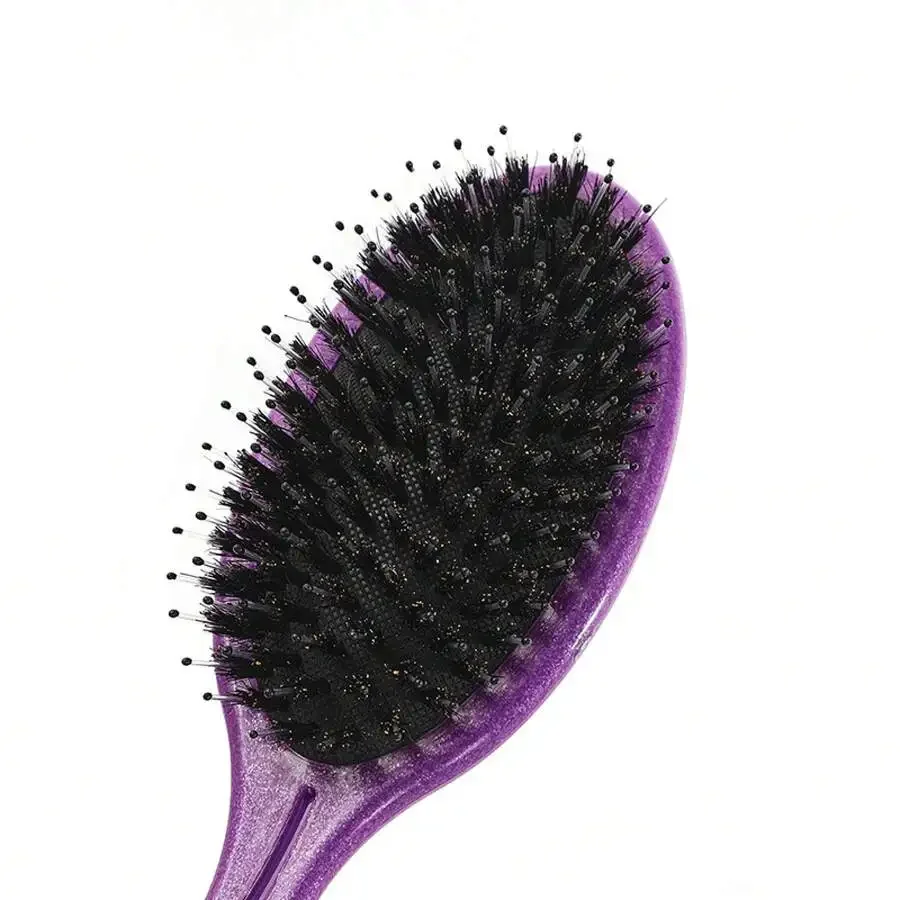 

Glitter Boar Bristle Air Cushion Hair Brush For Men And Women