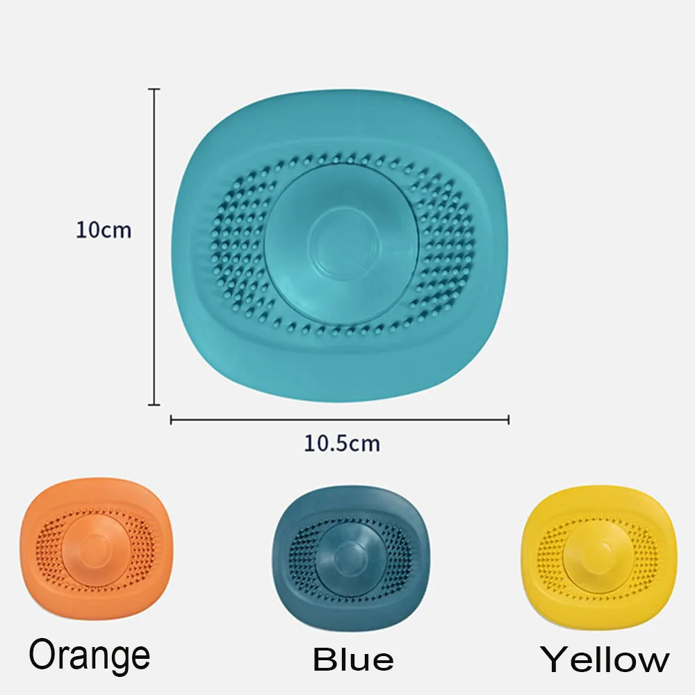 Фильтр для уловки волос, 4 цвета, защита от блокировки напольные дренажные крышки