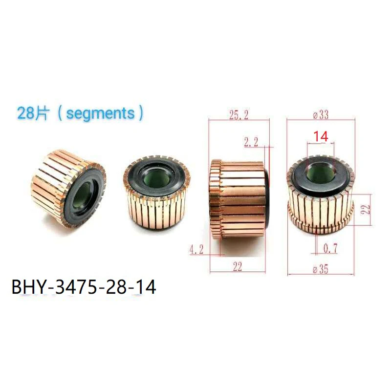 33*14*22*28P Rectifier Reverser Copper Head Bhy-3475-28-14