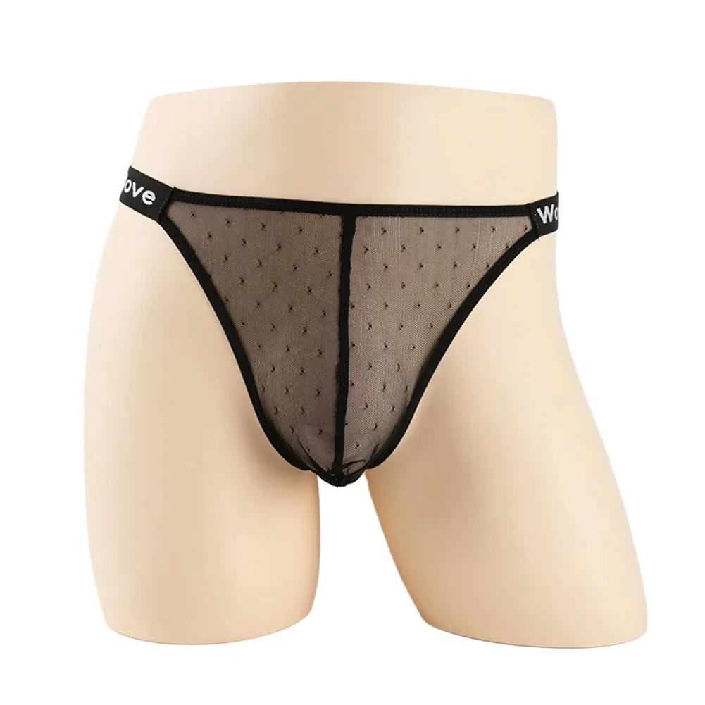 For Romantic Nights Low Rise Panties Ultra Thin Mesh Thongs Briefs 30 Spandex Applicable Gender Male Average Size