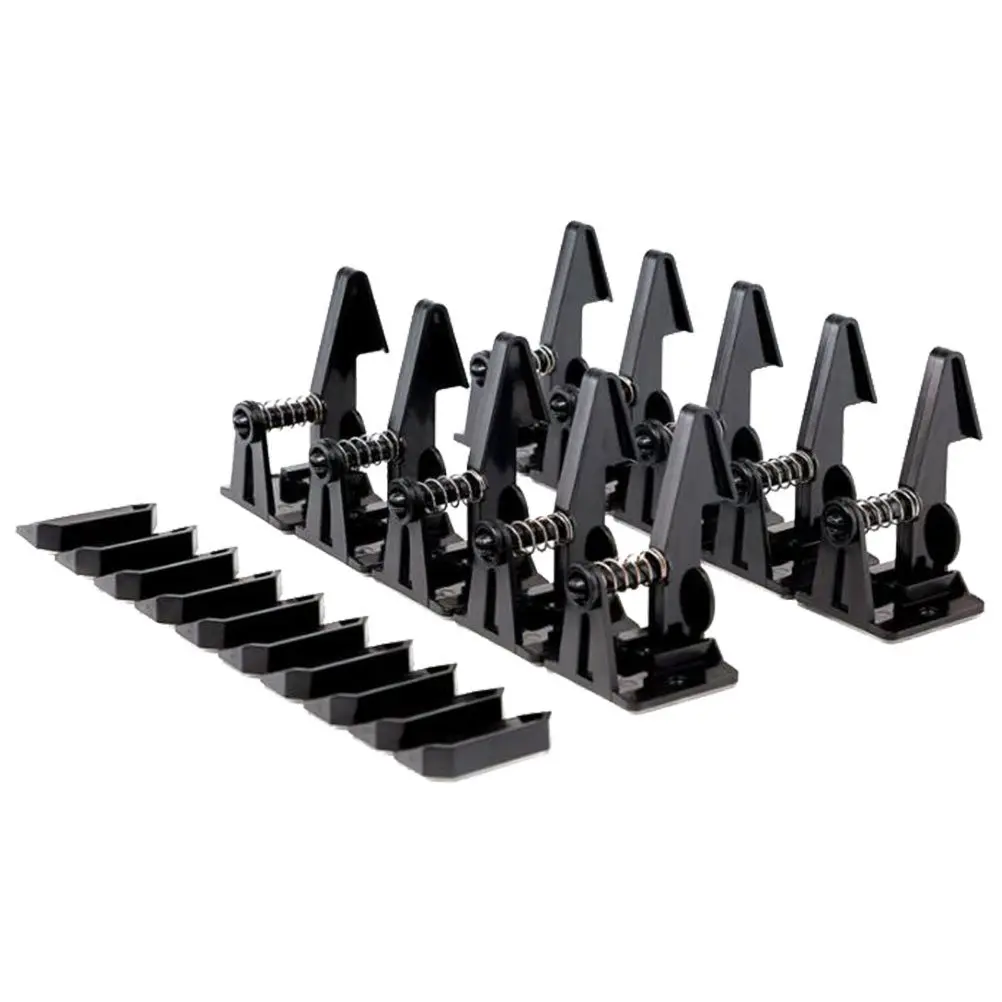 12Pairs Protective Drawer Locks Cabinet Lock Sets Flexible Spring Childproof Safety for Kitchen Bathroom Bedroom