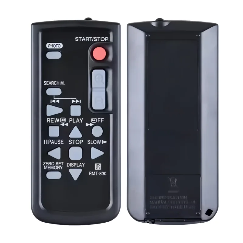 

Universal Remote Control Compatible with Sony RMT-830 831 DCR-HC40E HDV Z5C DCR-HC DCR-PC DCR-TR Models
