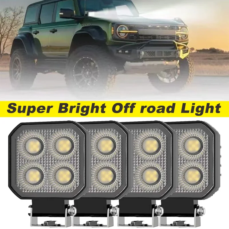 

3,5-дюймовый светодиодный рабочий фонарь для бездорожья, комбинированный прожектор-рассеиватель, светодиодная световая панель для грузовиков, автомобилей, квадроциклов, UTV, 4WD, светодиодные фары, автомобильные аксессуары