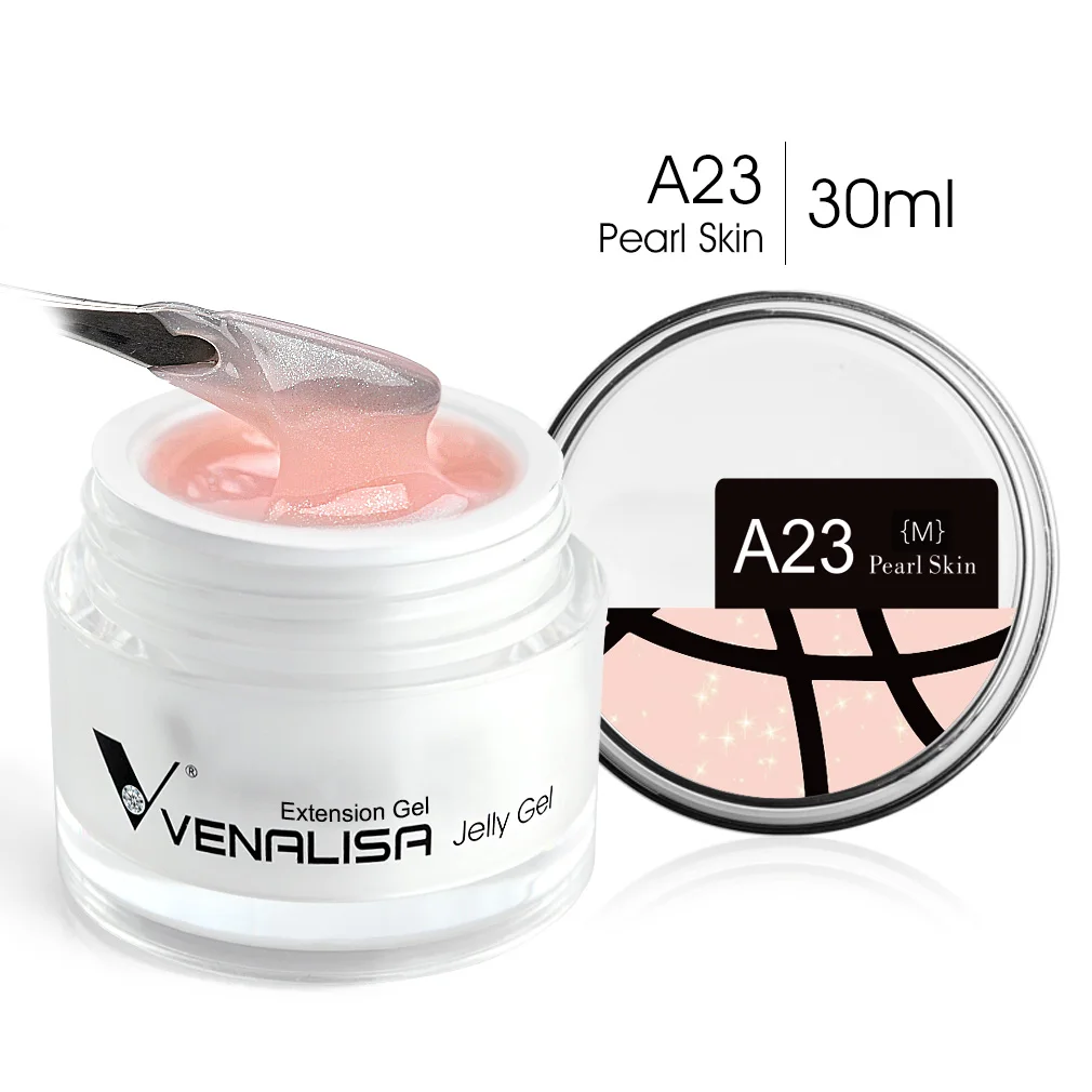 VENALISA Clear Color Extension Gel Pearl Glittle Gel Canni Supply Camouflage Fasting Jelly Nagelgel Selbstnivellierendes Acrylgel