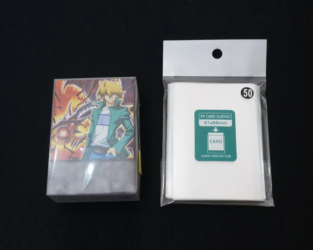 yugioh joey card sleeves 50pcs/set YGO Wheeler Modern Cards Collection Red-Eyes Black Dragon Flame Swordsman Evolution Anime Style Meta Orica Classic animated series KONAMI YU-GI-OH!: Card Sleeves: Yugi