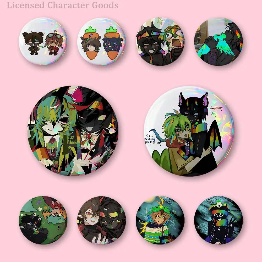 ParrotX2 SpokeIsHere Havoc Duo Badges 25 32 44 58 75 mm Round Customizable Wholesale Fan goods Self-made fan freebies