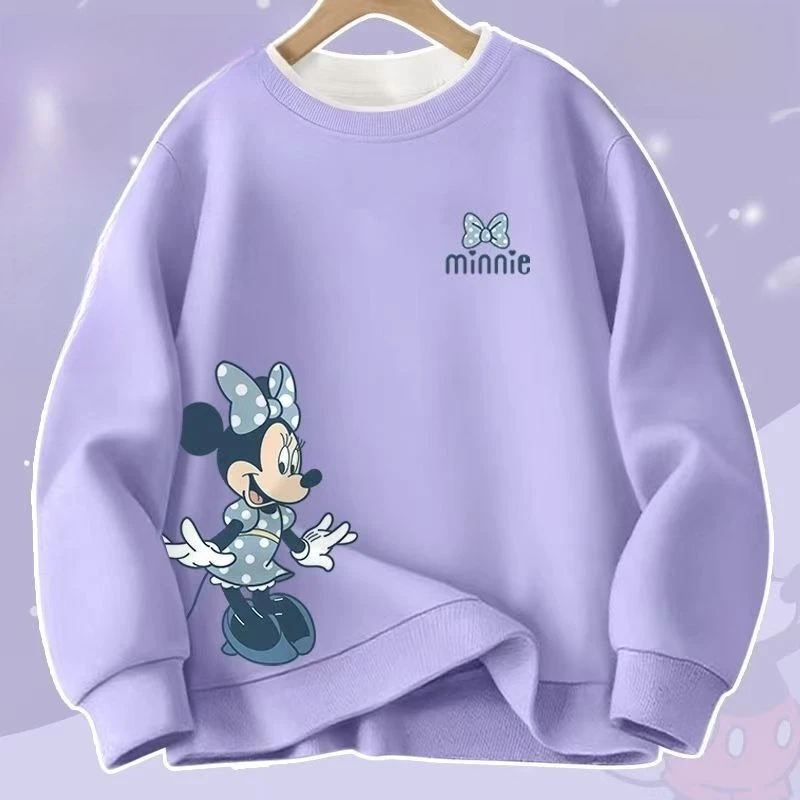 

Women's sweater 2026 Autumn New Mickey and Minnie Round Neck Sweatshirt for Women, Student Style luxury brand clothing women