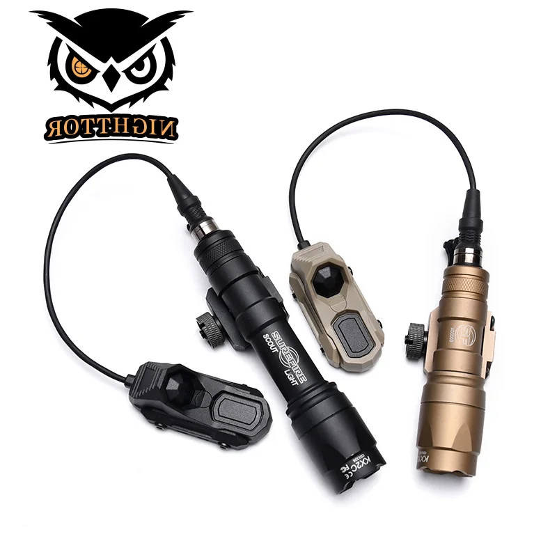 

WADSN M300 M600 Tactical Flashlight With AXON Switch Portable Durable Fit 20mm Picatinny Rail Outdoor Sport Lighting Accessory