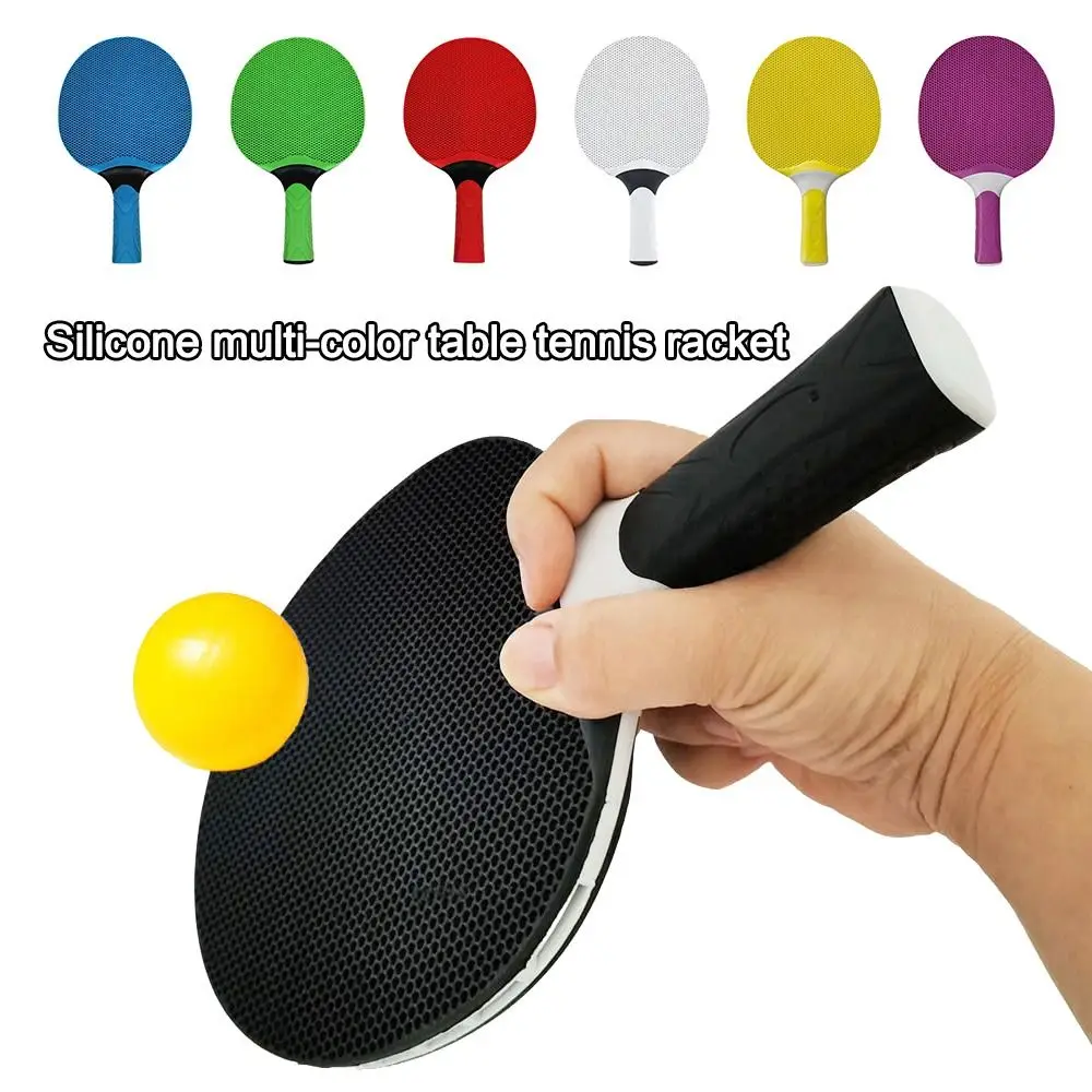 

Comfortable Grip Table Tennis Rackets Silicone Professional Ping Pong Racket Ping Pong Racquets for Student Beginner