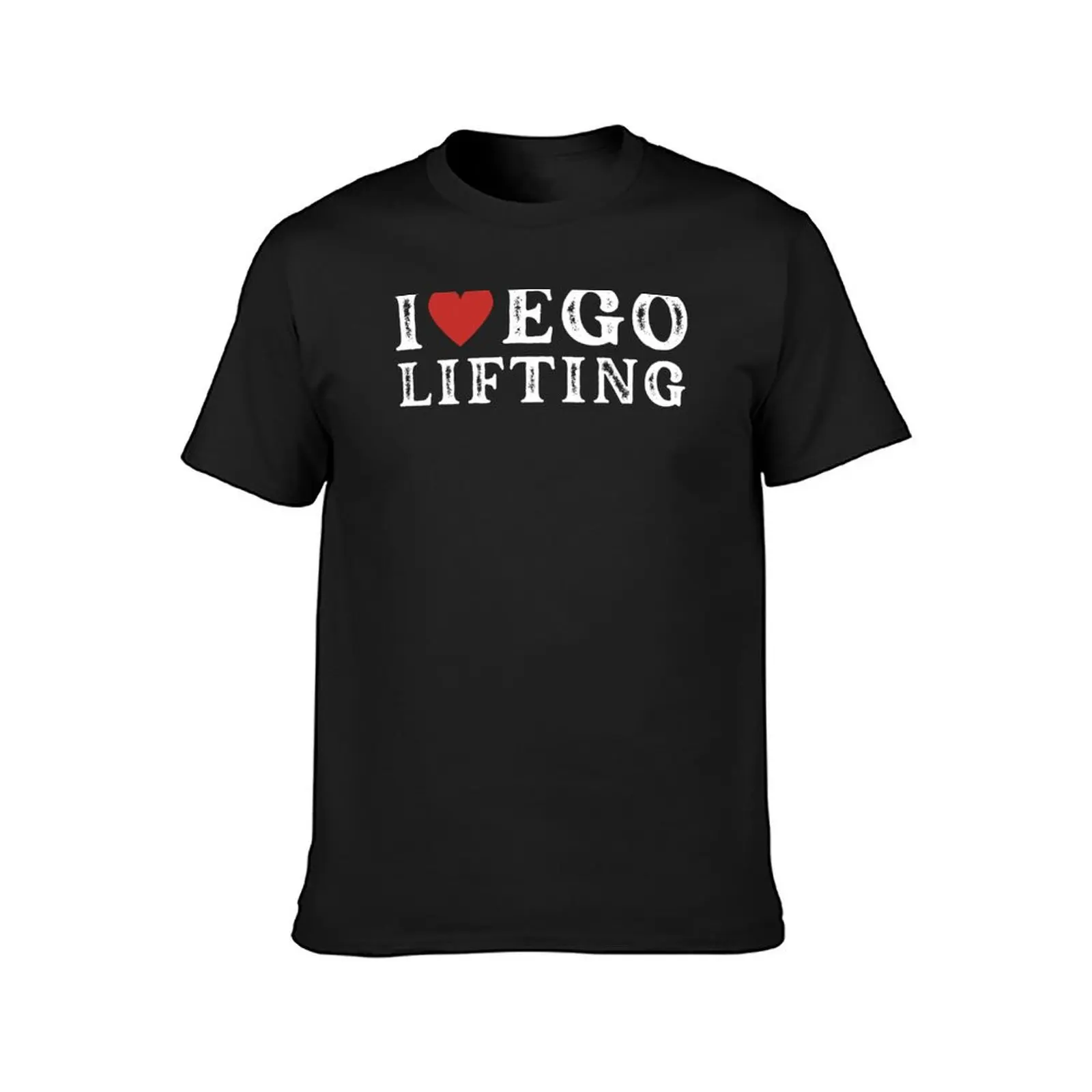 I Love Ego Lifting Workout Gear Ironic T-Shirt Blouse customs korean fashion T-shirts for men cotton