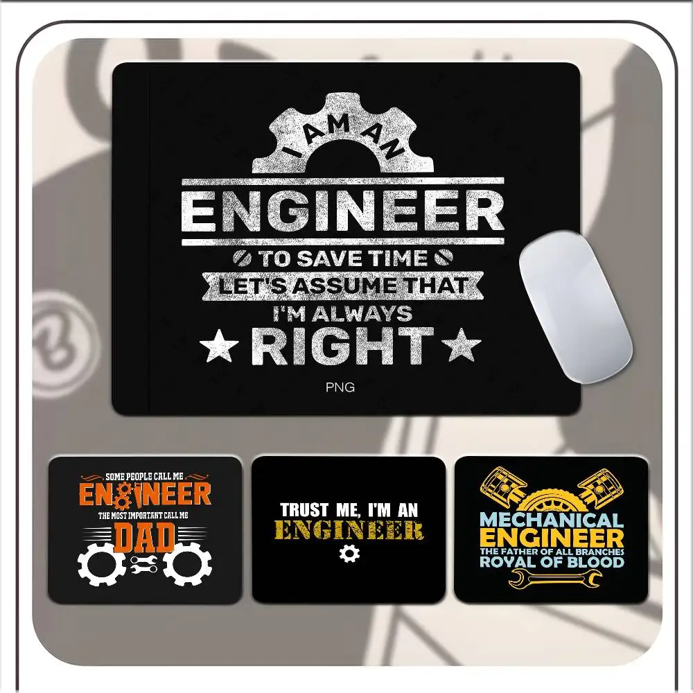 Trust Me I M An Engineer Small Mousepad Keyboard Pad Laptop Cushion Non-slip Deskpad