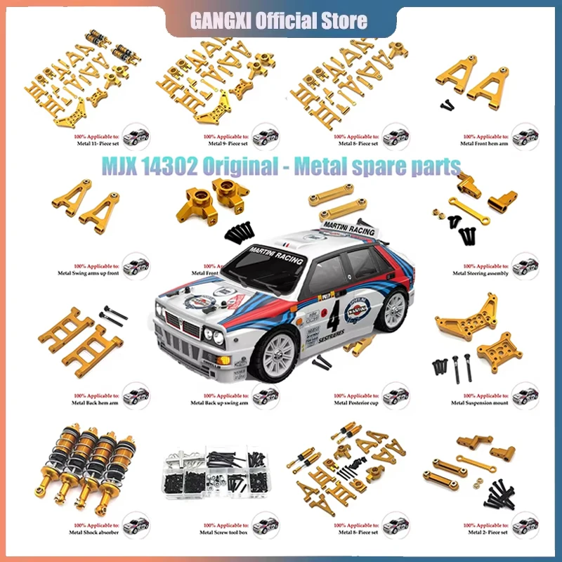 MJX 14303 14301 14302 1/14 RC 4WD Remote Control Car Metal Upgrade Parts Fragile Set of  Rc Cars for Adults Car Accessories