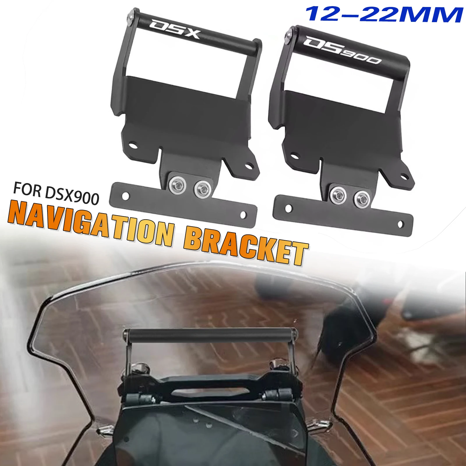 12mm/22mm For VOGE DS900X DSX900 Valico 900 DSX Mobile Phone GPS Navigation Handle Bar Extension Bracke Sat Nav Mounting Holder