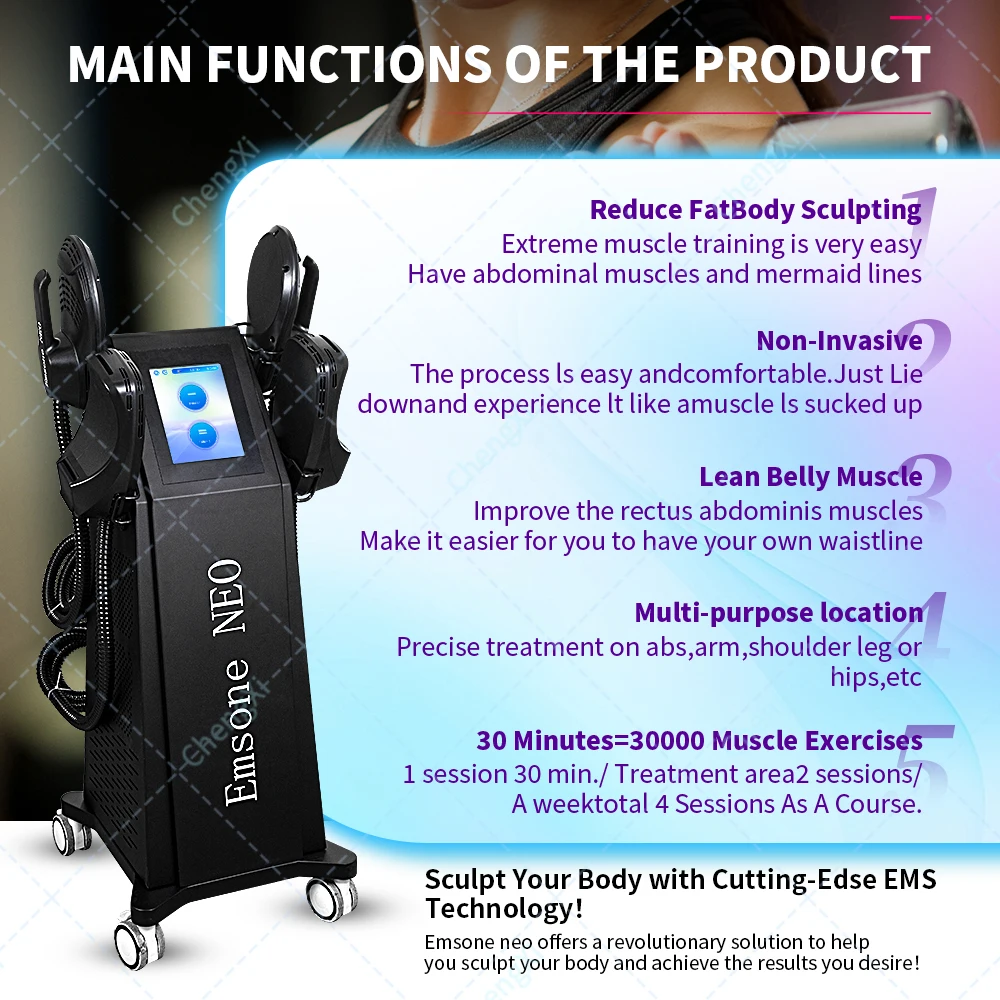 

Emsone NEO RF 4/5 ручка EMS Body Sculpt мышцы удаление жира электромагнитная стимуляционная машина для салона дома