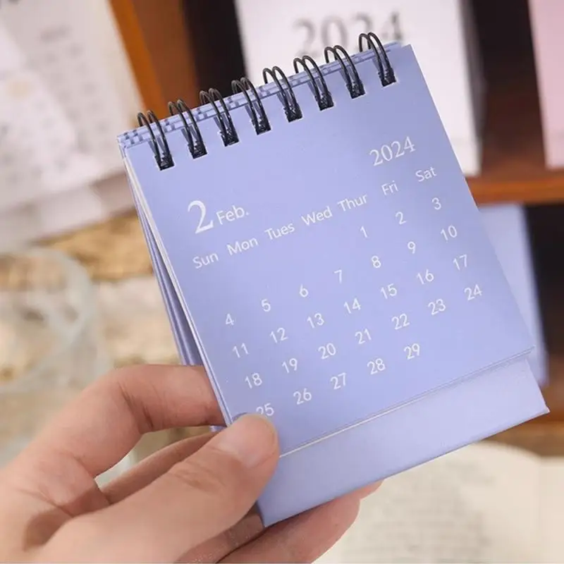 Minimalist Calendar Punch In Desktop Small And Portable Convenient Flip Desktop Decoration Desktop Calendar Creative Date Mini