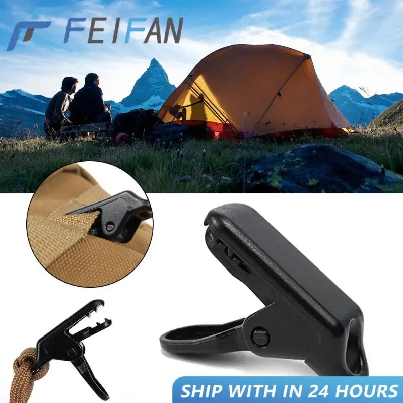 20Pcs Tent Clamps Plastic Tarp Clips Alligator Clip Hook Canvas Tighten Tool Anchor Gripper Outdoor Camping Tents Accessory