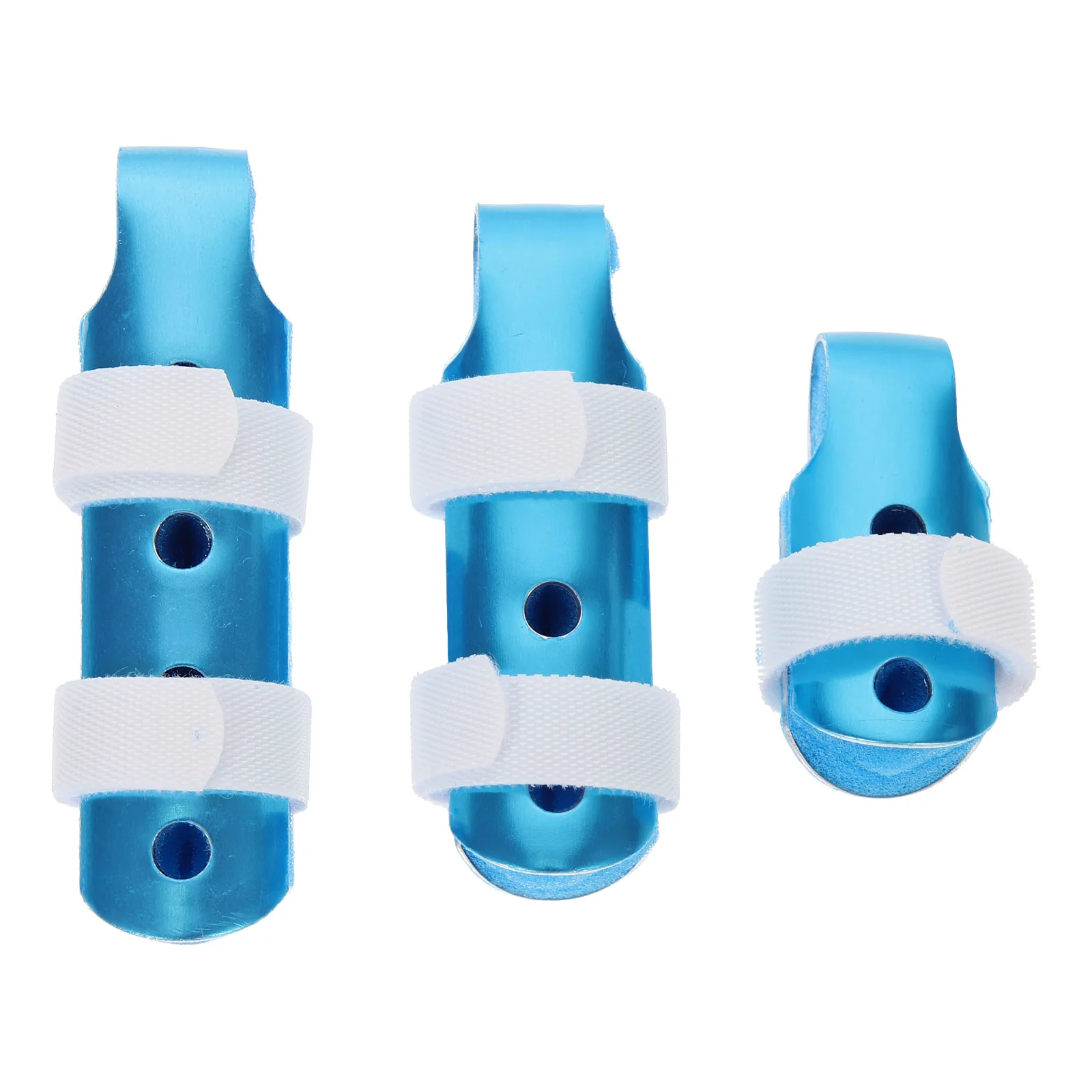 

3 шт. бытовые шины для большого пальца, кроватки из алюминиевого сплава, губка, фиксирующие брекеты для перелома