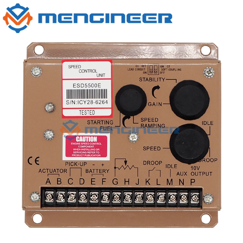 Fast Delivery ESD5500E Diesel Generator Set Speed Control Board Regulador De Velocidad Del Motor Compatible With Original