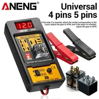 ANENG RT01 Relay Voltage Tester Detecto Aermotor 11-25V Car Battery r LED Indicator Light Alternator Analyzer Diagnostic Tool